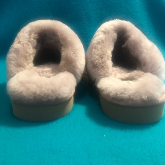 Dearfoam Fireside Open-back Shearling Slippers Sz 9 - Picture 5 of 10